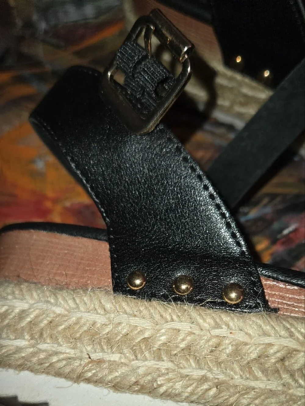 Black Espadrille Slingback Sandal - Billionaire